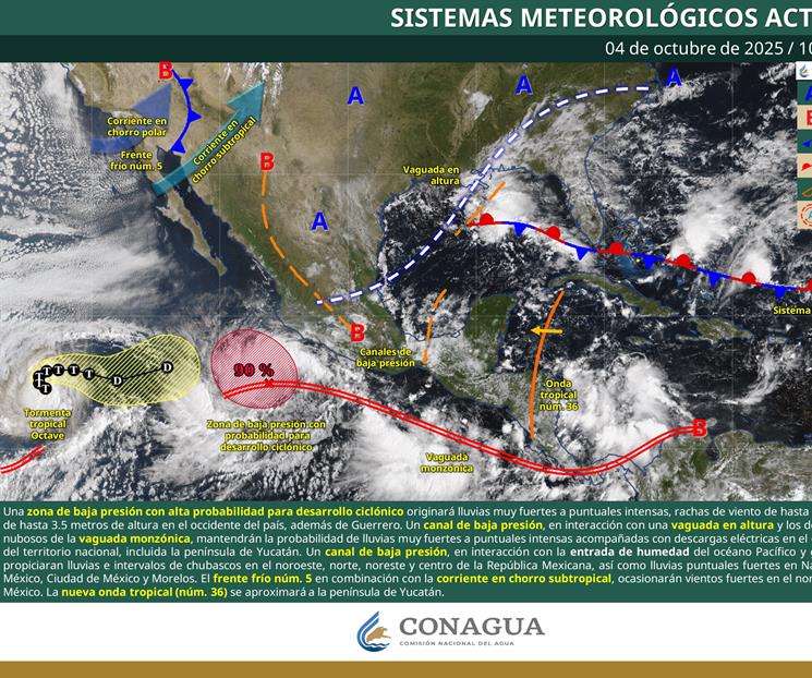 Tormenta tropical Priscila se forma en el Pacífico mexicano