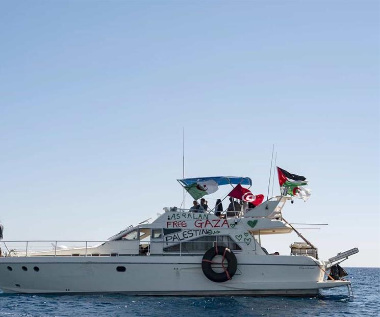 Deporta Israel a activistas de flotilla ´Sumud´