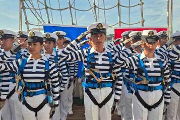 Inicia regreso a México el Buque Escuela Cuauhtémoc