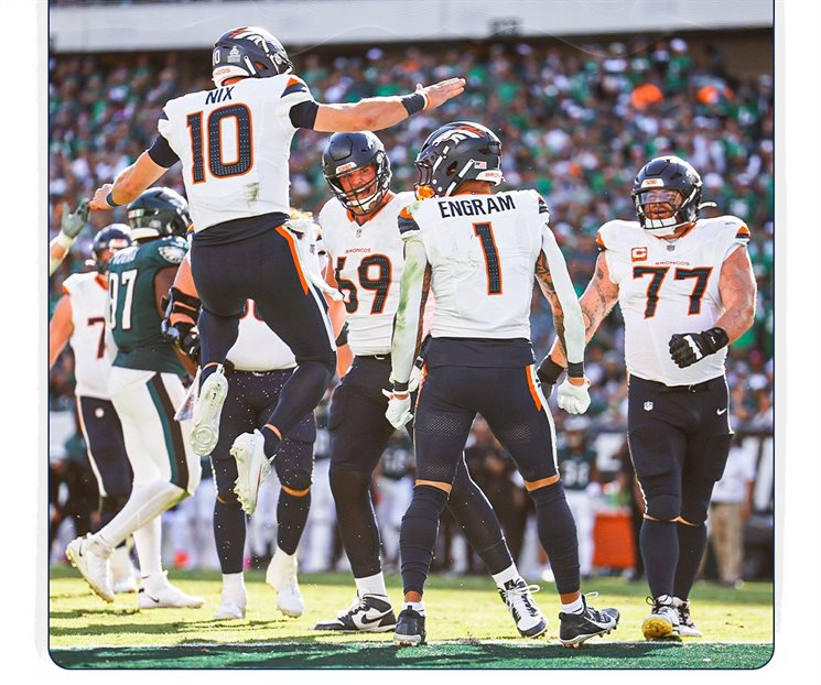 Quita Denver a Filadelfia su invicto en la NFL Quita Denver a Filadelfia su invicto en la NFL