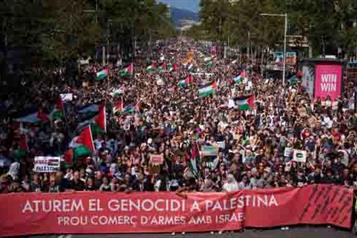 Marchan cientos de miles de europeos para exigir "Palestina libre"