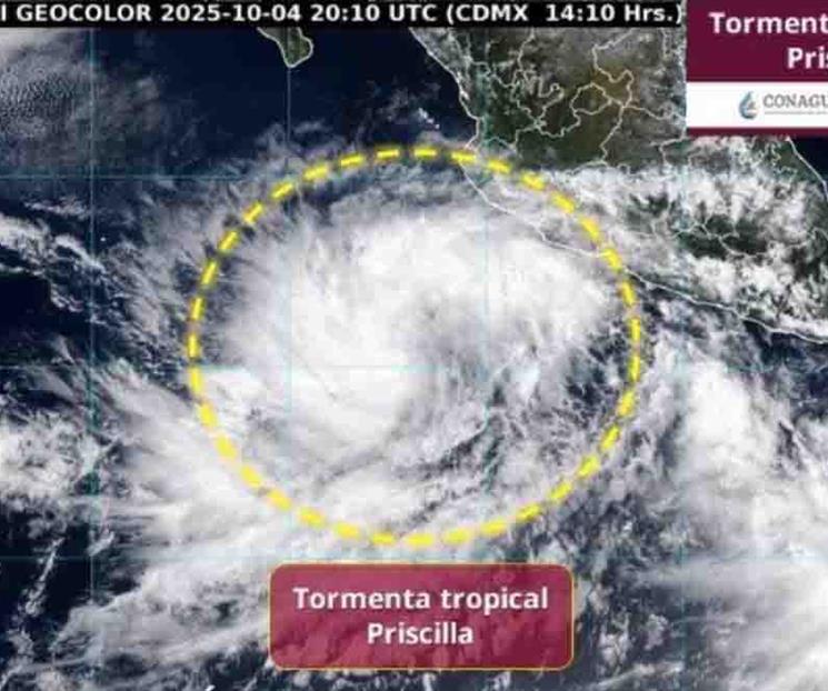 "Priscilla" se forma en Jalisco, Colima, puede ser huracán