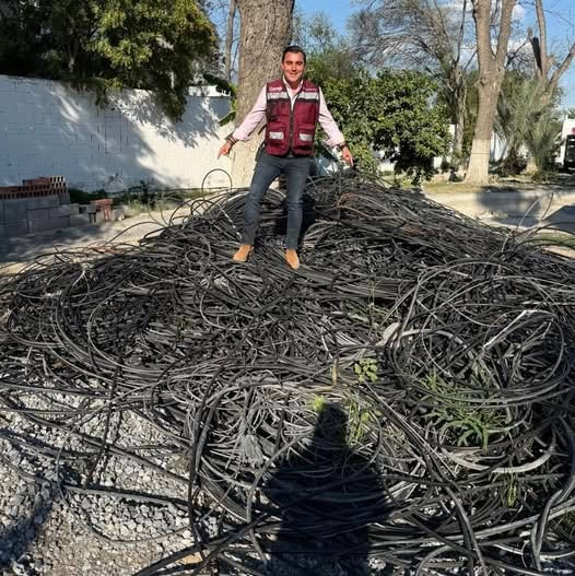 Retiran cableado Retiran cableado