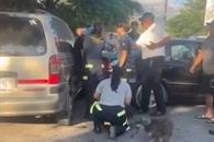 Ocasiona choque múltiple en Santa Catarina