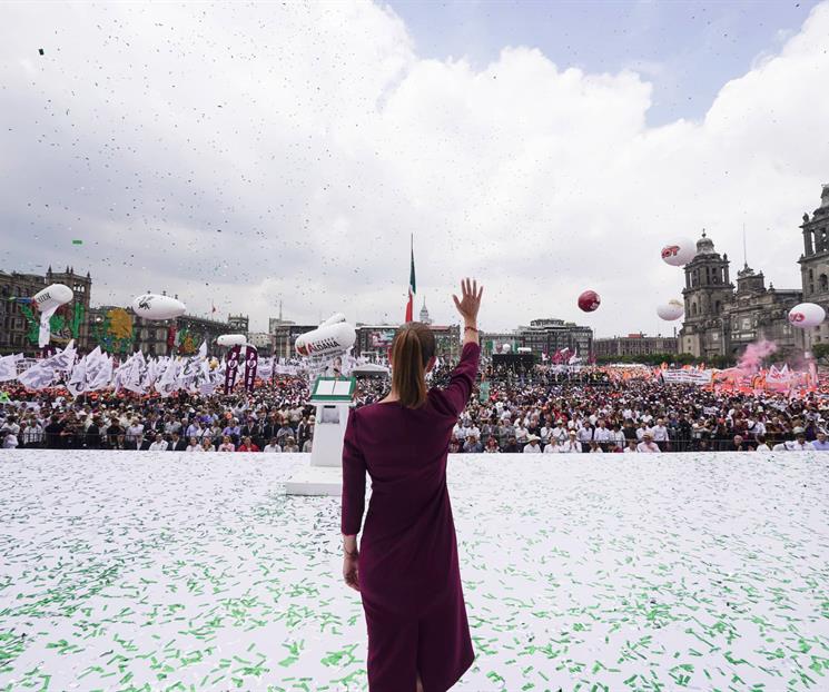 Celebra Claudia Sheinbaum su primer año de gobierno