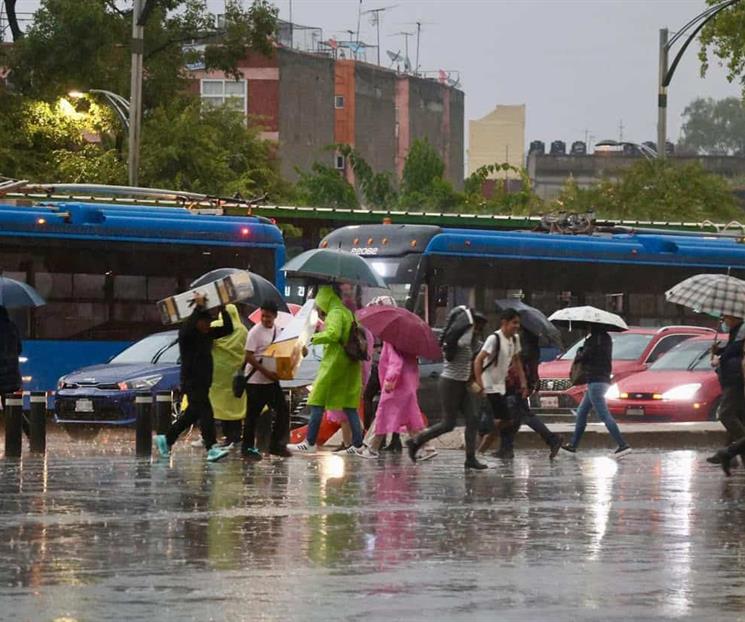 Pronostican lluvias fuertes en el sur y poniente de la CDMX
