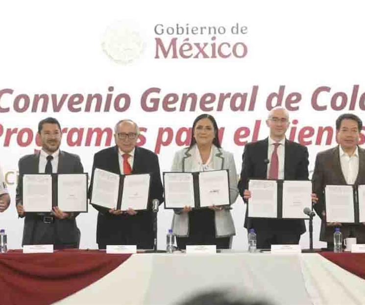 Firman Convenio de Colaboración de Programas para el Bienestar