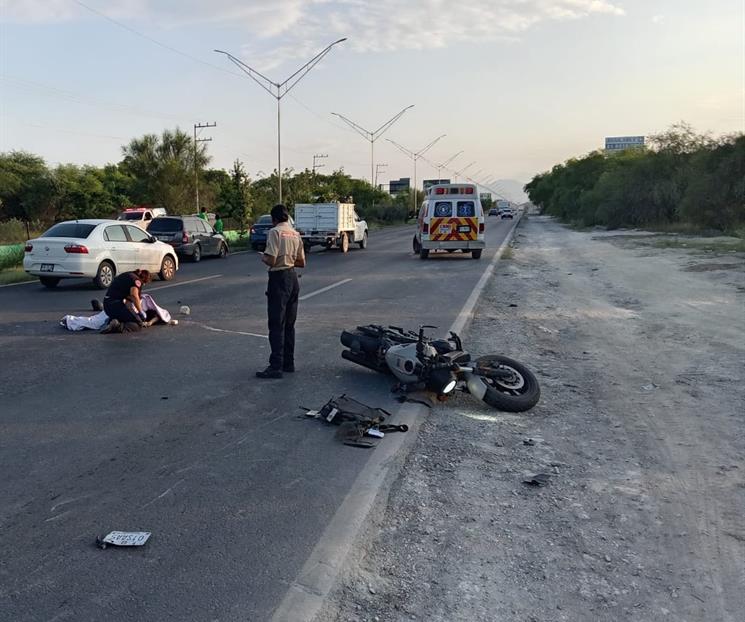 Muere motociclista en choque Muere motociclista en choque