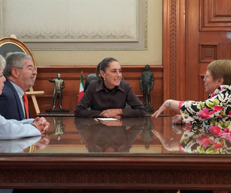 Sheinbaum se reúne con Michelle Bachelet, expresidenta de Chile Sheinbaum se reúne con Michelle Bachelet, expresidenta de Chile