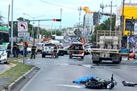 Muere motociclista tras choque en San Bernabé Muere motociclista tras choque en San Bernabé