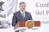 Asegura García Harfuch que homicidios dolosos cayeron un 32% Asegura García Harfuch que homicidios dolosos cayeron un 32%