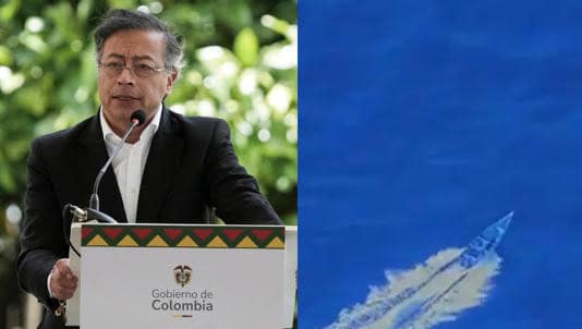 Denuncia Petro que lancha atacada por EU era colombiana Denuncia Petro que lancha atacada por EU era colombiana