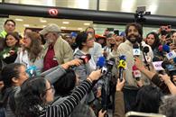 Llegan los mexicanos de la Flotilla Global Sumud detenidos en Israel