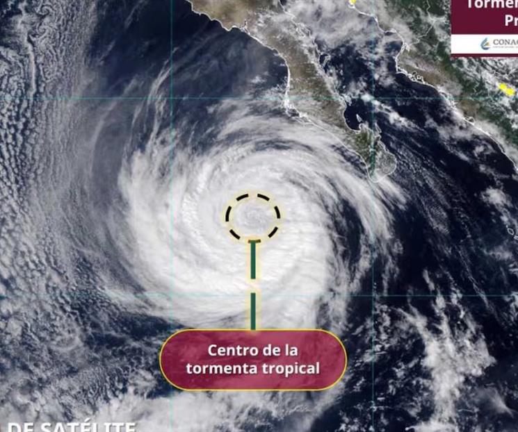 Se aproxima "Priscilla"  a Baja California Sur con  fuertes oleajes