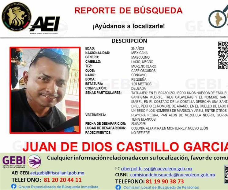 Buscan en Cerro de la Campana a desaparecido
