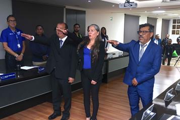 Toman protesta en SN a 3 nuevos jueces cívicos