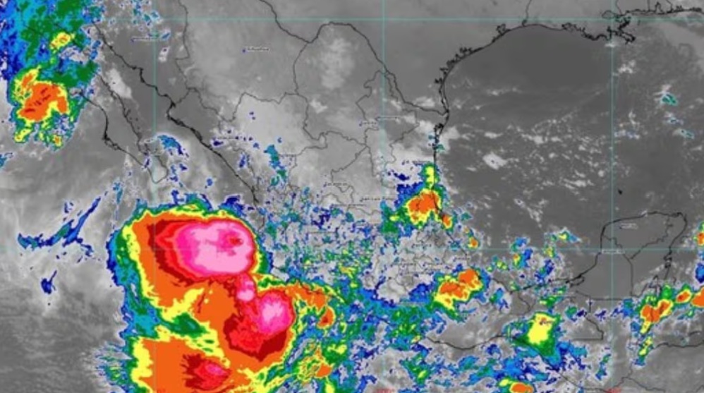 Tormenta tropical Raymond; trayectoria del fenómeno