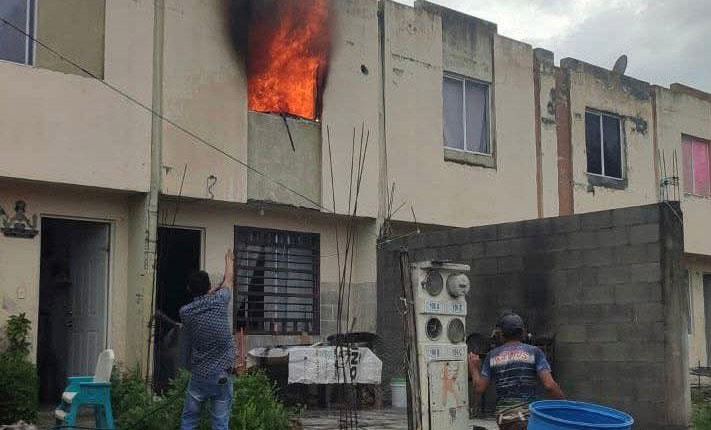 Termina fuego con vivienda