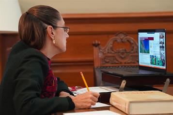 Encabeza Sheinbaum reunión virtual tras afectaciones de lluvias