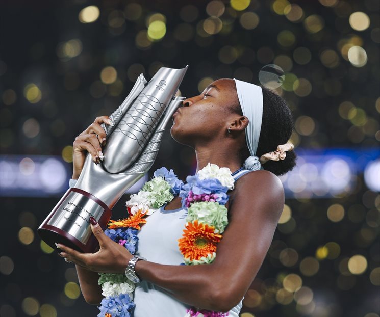 Se corona Coco Gauff en Wuhan Se corona Coco Gauff en Wuhan