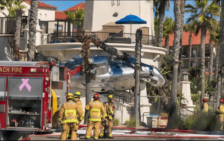 Accidente de helicóptero deja cinco heridos en Huntington Beach Accidente de helicóptero deja cinco heridos en Huntington Beach