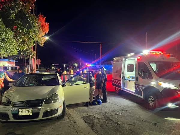 Menor resulta lesionado tras choque Menor resulta lesionado tras choque