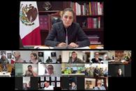 Sheinbaum coordina plan de acción con estados ante lluvias