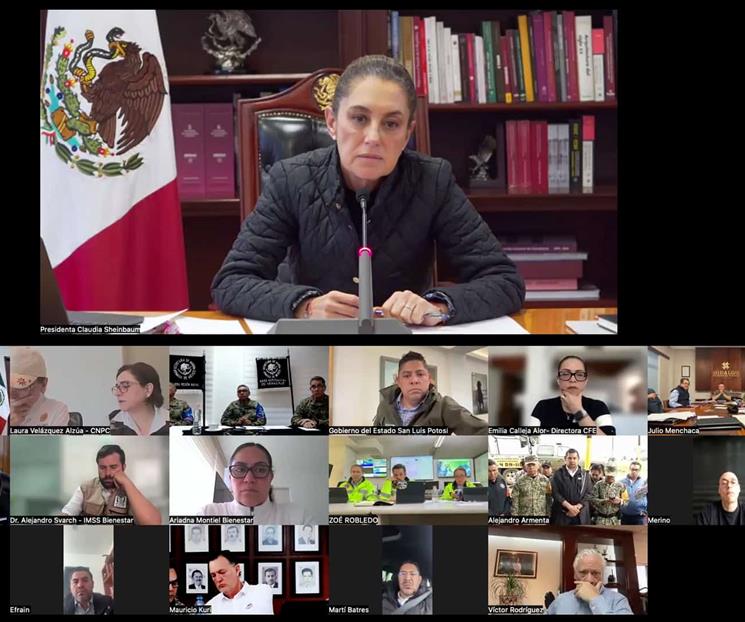Sheinbaum coordina plan de acción con estados ante lluvias