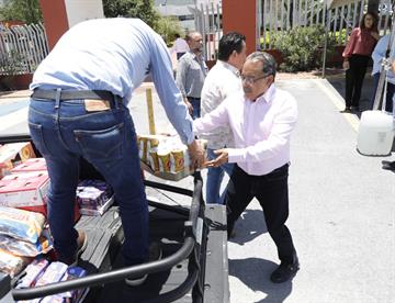 Llama Andrés Mijes a escobedenses a solidarizarse con veracruzanos