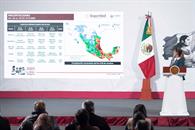 Sheinbaum estima 100 mil viviendas afectadas por lluvias