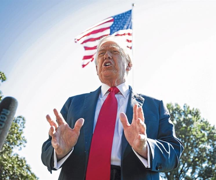 Celebra Trump su logro diplomático por Gaza