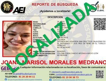 Identifican restos de mujer desaparecida desde 2023