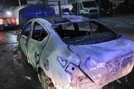 Arde auto en Guadalupe Arde auto en Guadalupe