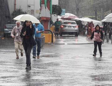 En qué días de la semana se esperan fuertes lluvias en México