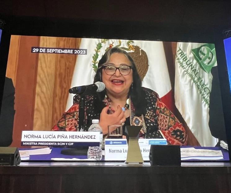 Premian a Norma Piña por su defensa de la independencia judicial Premian a Norma Piña por su defensa de la independencia judicial