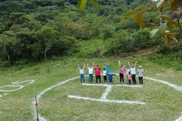 Comunidad de Hidalgo pinta un SOS por inundaciones