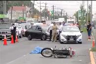 Fallece motociclista tras choque en Guadalupe Fallece motociclista tras choque en Guadalupe