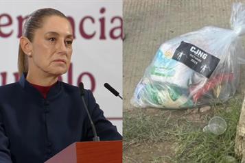 Reprueba Claudia Sheinbaum entrega de supuestas despensas