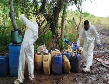Decomisan drogas y armas en seis estados