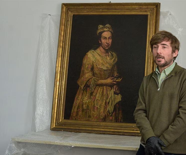 Recuperan en Argentina pintura presuntamente robada por nazis Recuperan en Argentina pintura presuntamente robada por nazis