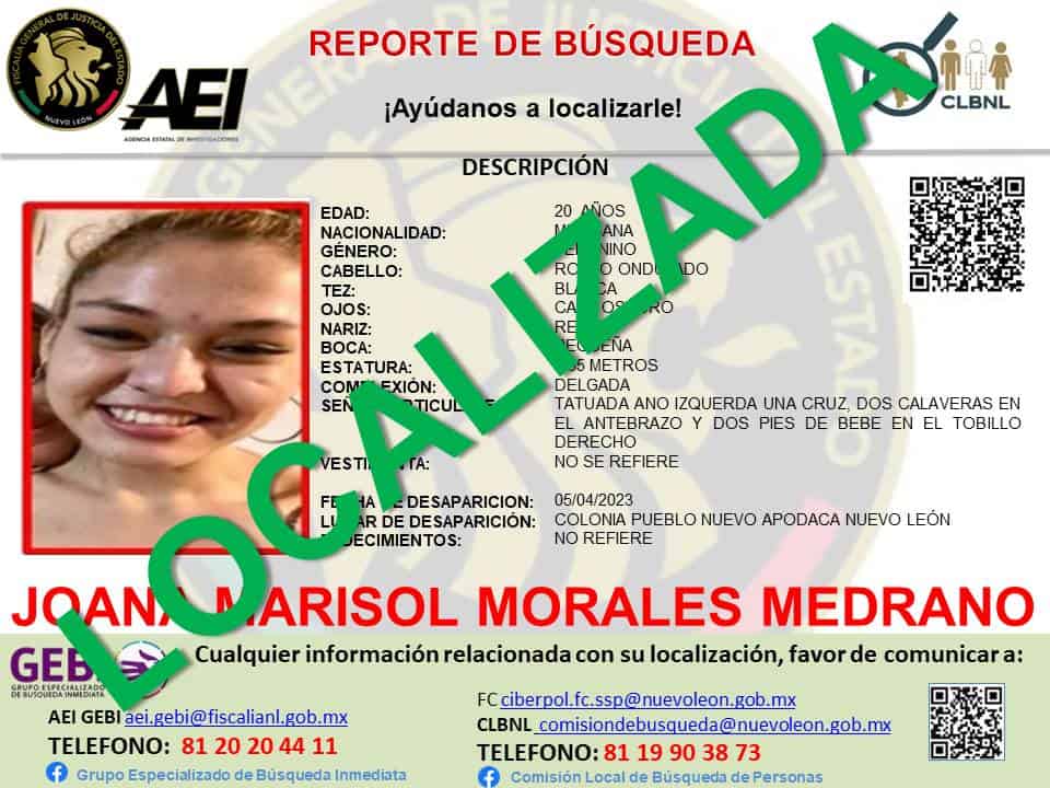 La búsqueda de una mujer que estaba reportada como desaparecida en el municipio de Apodaca, concluyó en el Anfiteatro del Hospital Universitario, donde tenían resguardados sus restos óseos desde hace once meses.