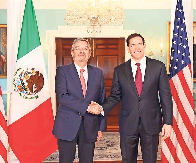 Revisan Juan Ramón de la Fuente y Marco Rubio avances en seguridad Revisan Juan Ramón de la Fuente y Marco Rubio avances en seguridad