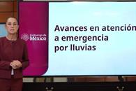 Anuncia Sheinbaum entrega de apoyos a damnificados por lluvias Anuncia Sheinbaum entrega de apoyos a damnificados por lluvias