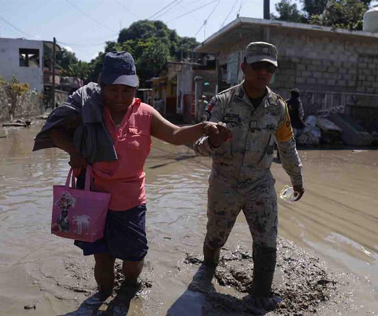Sheinbaum destaca labor de las Fuerzas Armadas