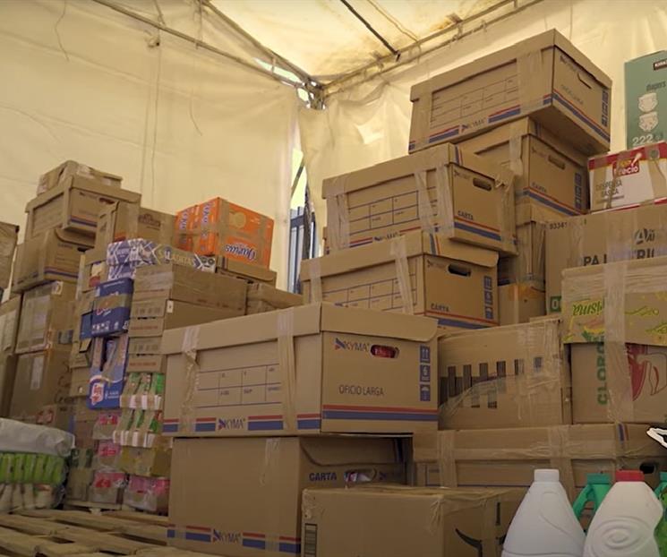 UNAM reúne 65 toneladas de víveres para víctimas de inundaciones UNAM reúne 65 toneladas de víveres para víctimas de inundaciones