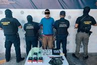 Aprehenden a ladrón de negocios Aprehenden a ladrón de negocios