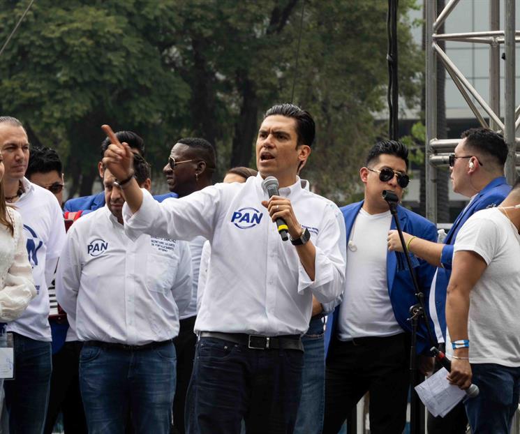 Panistas marchan en la CDMX Panistas marchan en la CDMX