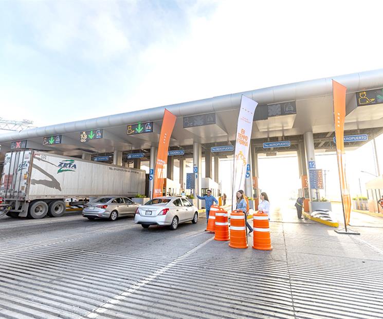 Liberan caseta de la Autopista al Aeropuerto de forma gratuita
