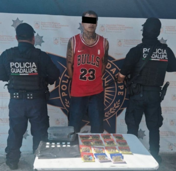 Cae ladrón serial en Guadalupe; llevaba 32 atracos Cae ladrón serial en Guadalupe; llevaba 32 atracos