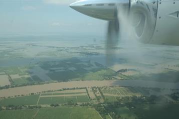 Supervisan creciente del Río Pánuco en Tamaulipas